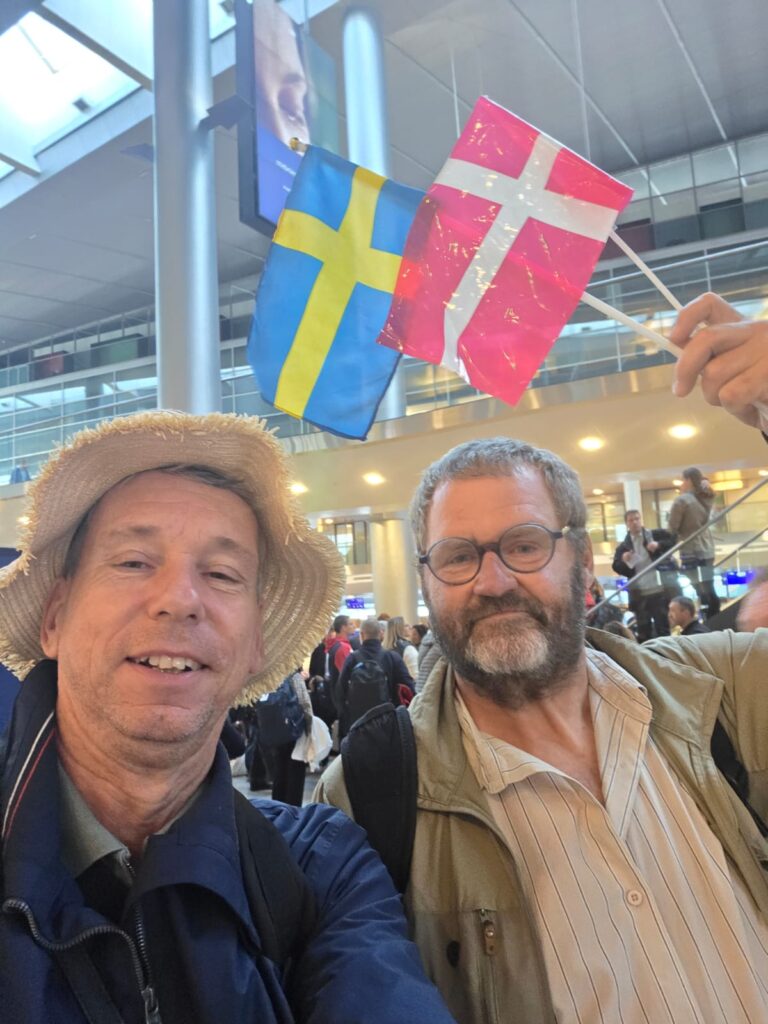 Hjemme igen. Godt gået!